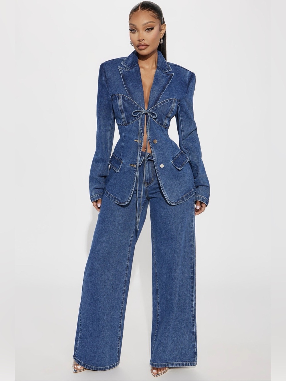 🍂Fall Fave: Denim Blazer and Jeans Set